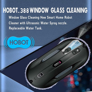 HOBOT 388 — Window-Cleaning Robot (Dual Round Pads)
