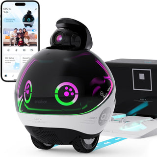 EBO X — Family Companion Robot (4K Gimbal Cam + Voice AI)