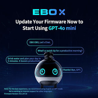 EBO X — Family Companion Robot (4K Gimbal Cam + Voice AI)