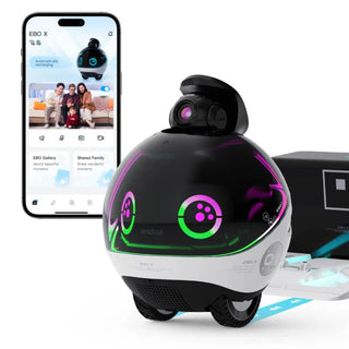 Enabot EBO X — Home Companion Robot with 4K Gimbal & GPT Assistant